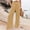 Yellow, variant on Linen Pants for Women Tapered Vacation Lounge Pants Vacation Beach Trousers Gaucho Pant Cruise Pants Side Snap Button Sweatpants Summer Pants Tear Away Pants Trousers Pants for Women Red M