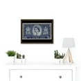 thumbnail image 2 of Queen Elizabeth II of England Scotland United Kingdom Coronation Reproduction Stamp 1953 Artwork Framed Wall Art Print A4, 2 of 4