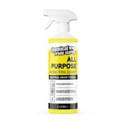 Chemical Trade Store - Antibacterial All Purpose Cleaner Lemon - Industrial Strength Multi-Surface Disinfectant for Kitchens, Bathrooms, Worktops, Tiles & More - 1L