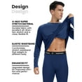 thumbnail image 4 of Men's 100% Merino Wool Base Layer Tops Lightweight Long Sleeve Active Base Layer, 4 of 6