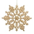 thumbnail image 1 of Vickerman M101608 8 in. Gold Glitter Snowflake 12-Pvc Box, 1 of 2