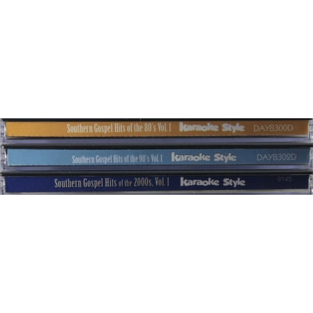 Southern Gospel Hits Volume 1 of 80's 90s 2000s Karaoke CD