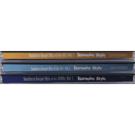 Southern Gospel Hits Volume 1 of 80's 90s 2000s Karaoke CD Set