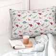 thumbnail image 5 of Kdxio Cotton Pillow Cases Pillowcases,Soft and Breathable Bedroom Pillow Cases-Cute Dinosaur, 5 of 8