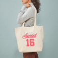 thumbnail image 3 of CafePress - Sweet 16 Tote Bag - Unisex Canvas Tote Bag, Beige, 1-Piece, 3 of 7