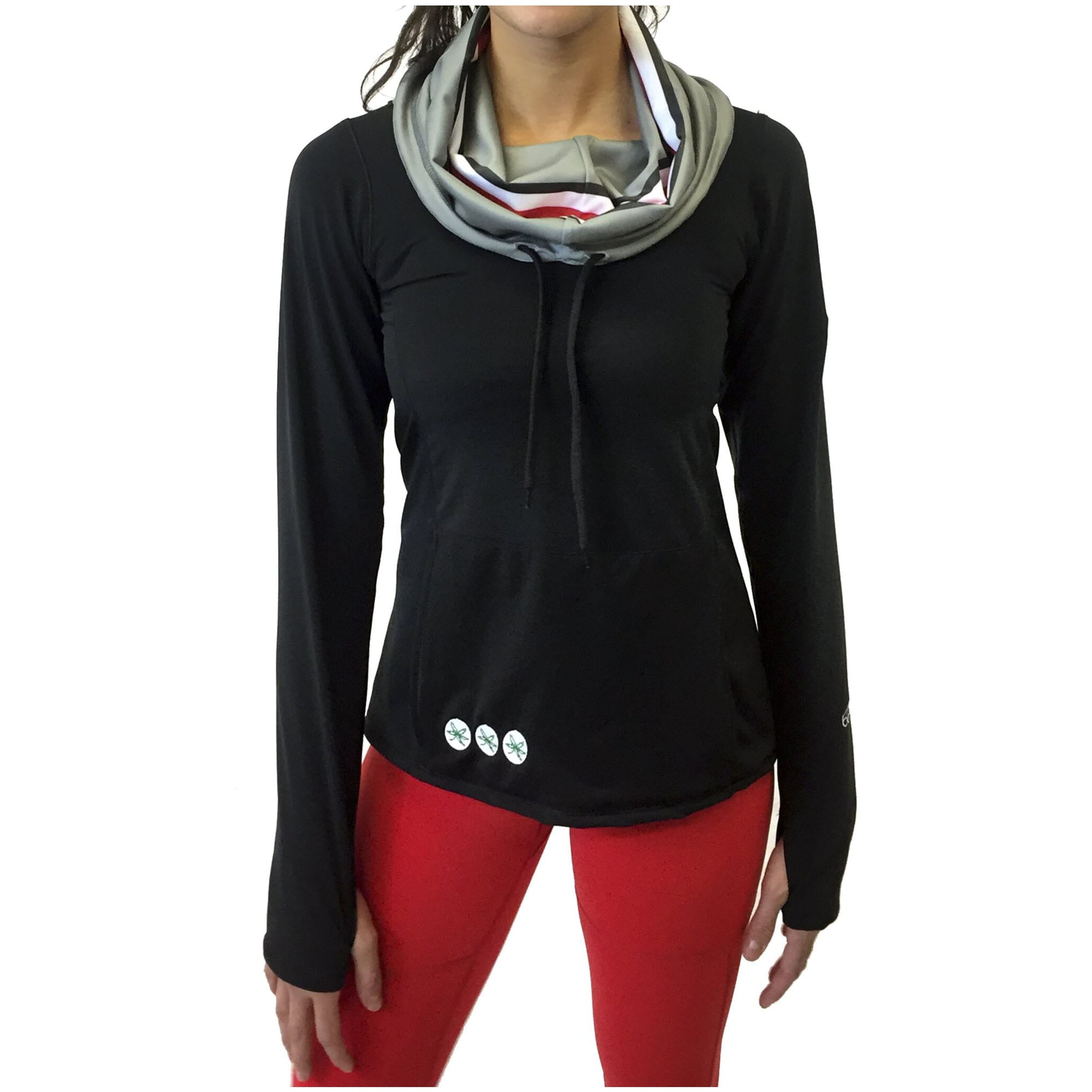 Women's Black Ohio State Buckeyes Luxe 