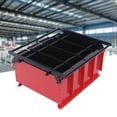 thumbnail image 4 of Briquettes Press, Paper Log Briquette Maker, 4 Grid Manual Paper Brick Press, Efficient Water Extraction, Eco-Friendly Fuel Block Maker from Recycled Paper, for Fireplace and Stove, 4 of 12