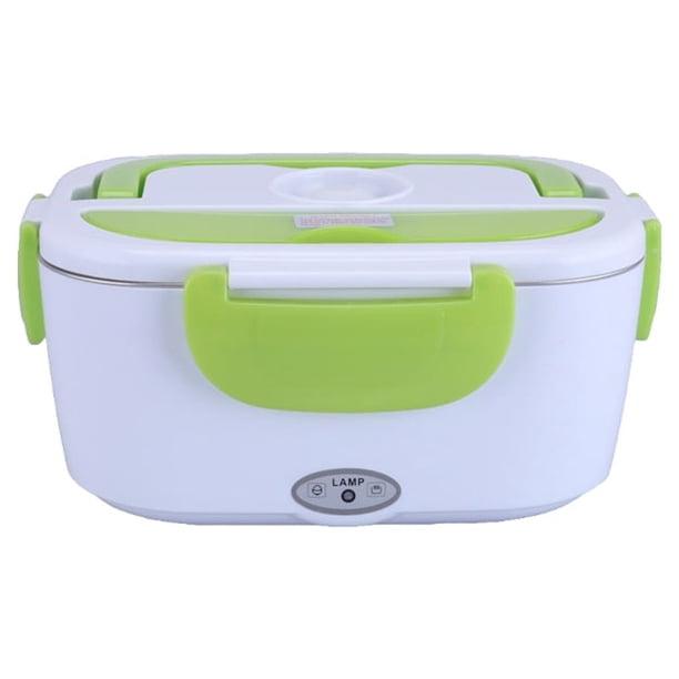 Bearachild Fiambrera eléctrica, práctico contenedor de comida multifunción extraíble, calentador desmontable, accesorios para dormitorio, enchufe Electrodomésticos Verde 220V/UE Bearachild HA065402-08