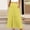 Yellow, variant on Dxzfnsa Maxi Long Skirts for Women Ankle Length High Waisted Pleated Flowy A Line Skirts Summer Womens Casual Solid Color Skirts with Pockets