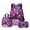 5 Style, variant on New cartoon anime cool Korean-style letter 3D print large-capacity student backpack, lunch bag, and pencil case three-piece set