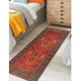 thumbnail image 6 of Keen Home Design Machine Washable Area Rugs with Non-slip Backing, Ideal for Hallway, Living Room, Bedroom, Kitchen and Laundry Room, Vintage Moroccan and Low Pile Rug - ( 2'6'' x 10'), 6 of 9