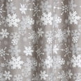 thumbnail image 3 of Snowflakes 13-piece Shower Curtain Set Grey, 3 of 3