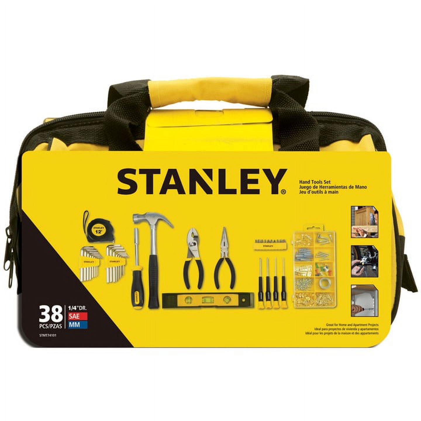 STANLEY 239-Piece Home Repair Mixed Tool Set, Household Hand Use Kit ...