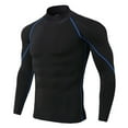 thumbnail image 3 of Men Compression Shirts Long Sleeves Sports Top Moisture Wicking Base Layer for All Weather Sports, 3 of 8