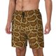 thumbnail image 1 of Balery Snake Skin Bañador para hombre, shorts de playa de secado rápido con entrepierna y forro de compresión-X-Large, 1 of 6