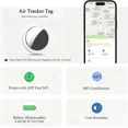 thumbnail image 2 of Air Tracker Tags - 2 Pack, Bluetooth Tracker for iPhone ipad Find My(iOS Only),Key Item Finder Locator with Sound, Smart Luggage Tag for Suitcases Keys/Bags/Pets/Wallet/Backpack,Battery Replaceable, 2 of 7