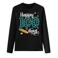 thumbnail image 6 of YUEHUA 100 Days of School Shirt for Women Teacher Graphic Long Sleeve Tshirt School Days Tee Tops, 6 of 6