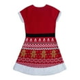 thumbnail image 2 of Jolly Sweaters Girls Christmas Novelty Sweater Dress, Sizes 4-16, 2 of 4