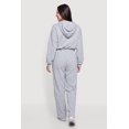 thumbnail image 3 of Women's Fleece Half Zip Hooded Jumpsuit, 3 of 3