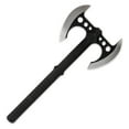 thumbnail image 2 of Double Bit Tomahawk with Sheath - 16.875" Stainless Steel Throwing Axe - Hunting, Camping, Outdoor Survival Tool, 2 of 2