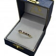 thumbnail image 4 of Amethyst and Diamond Semi-Eternity Channel Ring 14k Yellow Gold (0.40ct), 4 of 4