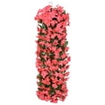 thumbnail image 2 of kladzum Fake Flowers Simulation Violet Wall Hanging Wedding Home Decoration Simulat Living Room Ceiling Decoration Plastic Wrapping Plants, Fake Hanging Plants, 2 of 7