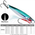 thumbnail image 2 of Señuelo para Pesca Vertical Metal Cebo Duro Artificial Curricán Jigging Trucha () Cian, 2 of 3