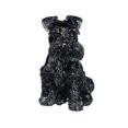 thumbnail image 2 of Estatuilla de Schnauzer sentado, decoración de mesa, escultura de Animal, decoración de perro mascota en miniatura para estudio en casa, colección de Negro Colco estatuilla de Schnauzer, 2 of 8