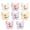 8Pcs, variant on Butterfly Rotating Self Adhesive Hooks, Butterfly Clasp Bathroom Corner Hook with 3-Hook 270° Swivel, No Drill Wall Mount Storage Hooks for Home Kitchen Hanging Keys Bags Hats Towels (A)