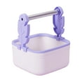 thumbnail image 2 of BELOVING Desktop Bird Training Stand Portable, Easy to Clean, Parrot Game Stand Tabletop Bird Perch for Parakeets, Cockatiels, Parrots Purple, 2 of 8