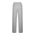 thumbnail image 5 of Women Ribbed Knit Lounge Pants Elastic High Waist Loose Wide Leg Drawstring Pant Fall Comfy Solid Trendy Trousers, 5 of 7