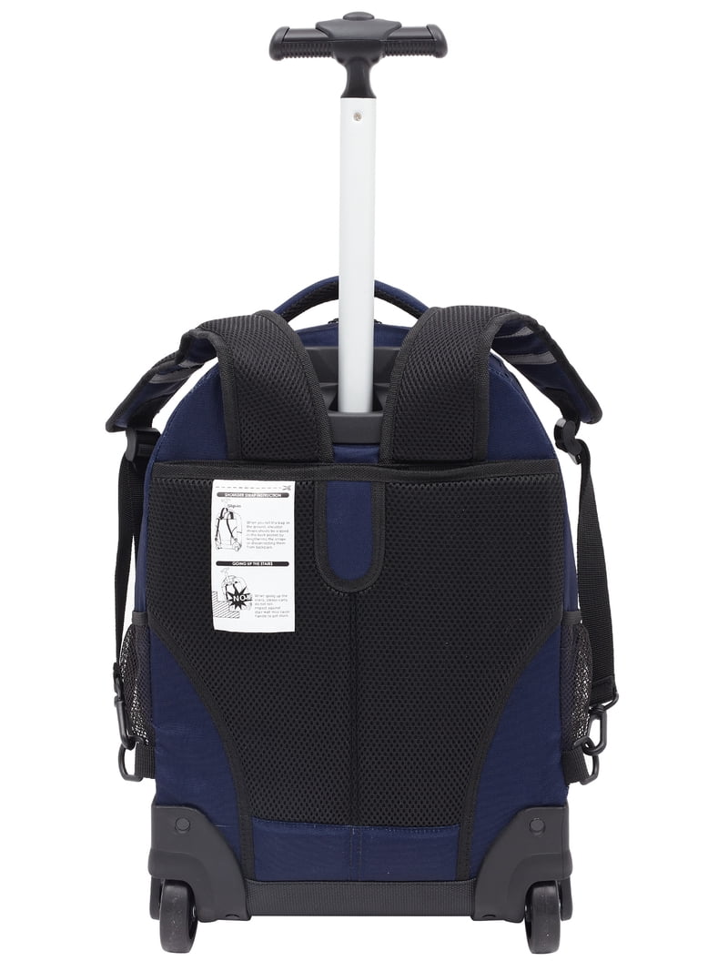 Lunar's V-Line 35 Ltrs Casual Backpack – School, College, Office & Travel Bag For Men & Women (Navy Blue)