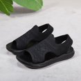 thumbnail image 3 of Vedolay Platform Sandals Sandals for Women Comfy Orthotic Anti-Slip Breathable Platform Wedge Sandals,Gray 7, 3 of 5