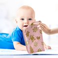 thumbnail image 5 of Dreamtimes Pink Gingerbread Cookies Baby Muslin Washcloths Face Towel, 3 PCS Christmas Tree Snowflake Burp Cloths Cotton Wipes Infant Wash Cloth for Newborn Boys Girls 12x12 inches, 5 of 7