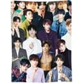 thumbnail image 3 of Park Hyung SIK Blankets Soft and Comfortable Warm Woollen Throw Blanket Beach Blanket Carpet Rug Decoration Gift for Yoga Picnic Room Dormitory Sofa Bed Camping Travel All Season, 3 of 9