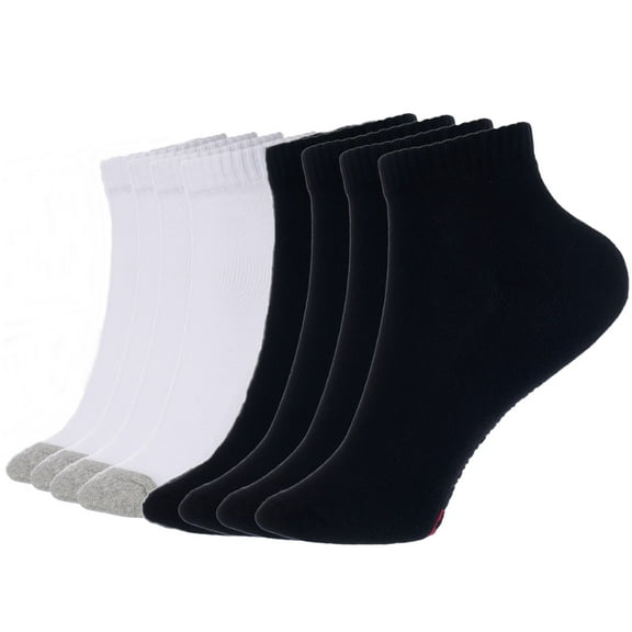 Alpine Swiss Mens Ankle Socks 8 Pack Cotton Athletic Performance Socks for Men Moisture-Wicking Cushioned Quarter Length Socks Reinforced Heel & Toe