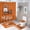 style-272, variant on Shower Curtain Sets with Rugs 4 Piece Personalised Scandi Fox Rug Toilet Lid Cover And Non-Slip U Shape Mat Custom Baby Boy First Christmas Shower Curtain with 12 Hooks for Bathroom Decor Set