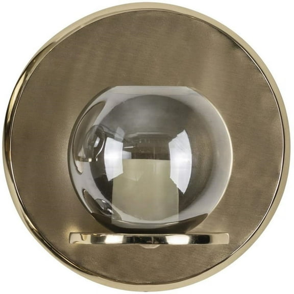 Crestview Collection Blaire Medium candle holder Metal Gold