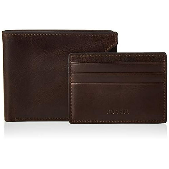 Fossil Chaussures de Ville pour Hommes Derrick Slide 2 en 1, Brun Foncé, Taille Unique