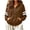 Coffee, variant on Women's Zip Up Hoodie Jacket Striped Sleeve Long Sleeve Casual Loose Fit Sweatshirt Coat Y2K Streetwear Spring Fall Outwear with Pocket Red