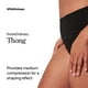 thumbnail image 2 of Tanga Shapewear Spanx XL, muy negra, de compresión, 2 of 6