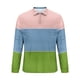 thumbnail image 5 of Blusa y camisa de manga larga con cuello vuelto para hombre, informal, con cuello vuelto, estampado, para fitness, deportiva, de manga larga, de poliéster, 5 of 5