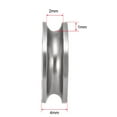 thumbnail image 3 of U604ZZ 4mmx13mmx4mm Rodamientos de bolas de surco profundo con doble escudo de metal de acero al carbono, paquete de 10, 3 of 4