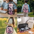 thumbnail image 3 of Pzuqiu Cherry Blossom Panda Girls Backpack with Lunch Box Pencil Case Water Bottle Holder 17 Inch Backpacks for School Girls with Adjustable Shoulder Strap, 4pcs Large Student Bag, 3 of 7