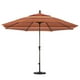 California Umbrella SDAU118117-56000-DWV 11 Pi Marché en Aluminium Rond Parapluie, Dolce Mangue Brella – image 2 sur 2