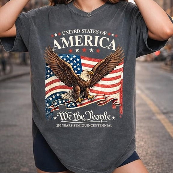 250th Anniversary Celebration, Independence Day Shirt, We The People T-Shirt, Patriotic Shirt For Women Man, Vintage USA Flag Gift, 1776 Tee
