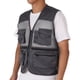 thumbnail image 2 of Chaleco de pesca de malla militar multibolsillo transpirable duradero Jadeshay Caqui, 2 of 8