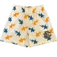 thumbnail image 1 of Pantalones cortos de gimnasio con estampado Floral para hombre, Shorts clásicos de malla básica para gimnasio, baloncesto, deportes de playa, novedad de veranowhite orange WJX, 1 of 4