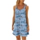 thumbnail image 2 of ICHUANYI Clearance Women's Beach Dress Bikini Beachwear Coverups Casual Vacation Short Summer Halter Dresses(Light Blue, XL) ICHUANYI WER2023080817164, 2 of 5