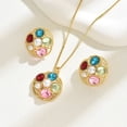 thumbnail image 2 of Women's Jewelry Suit Inlaid Gemstone Winding Design, 2 of 2